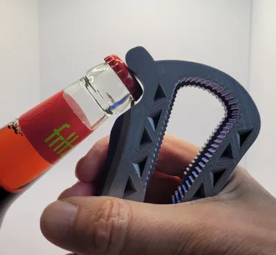 Dual Function 3D Printed Bottle Opener – Screw Cap & Crown Cap