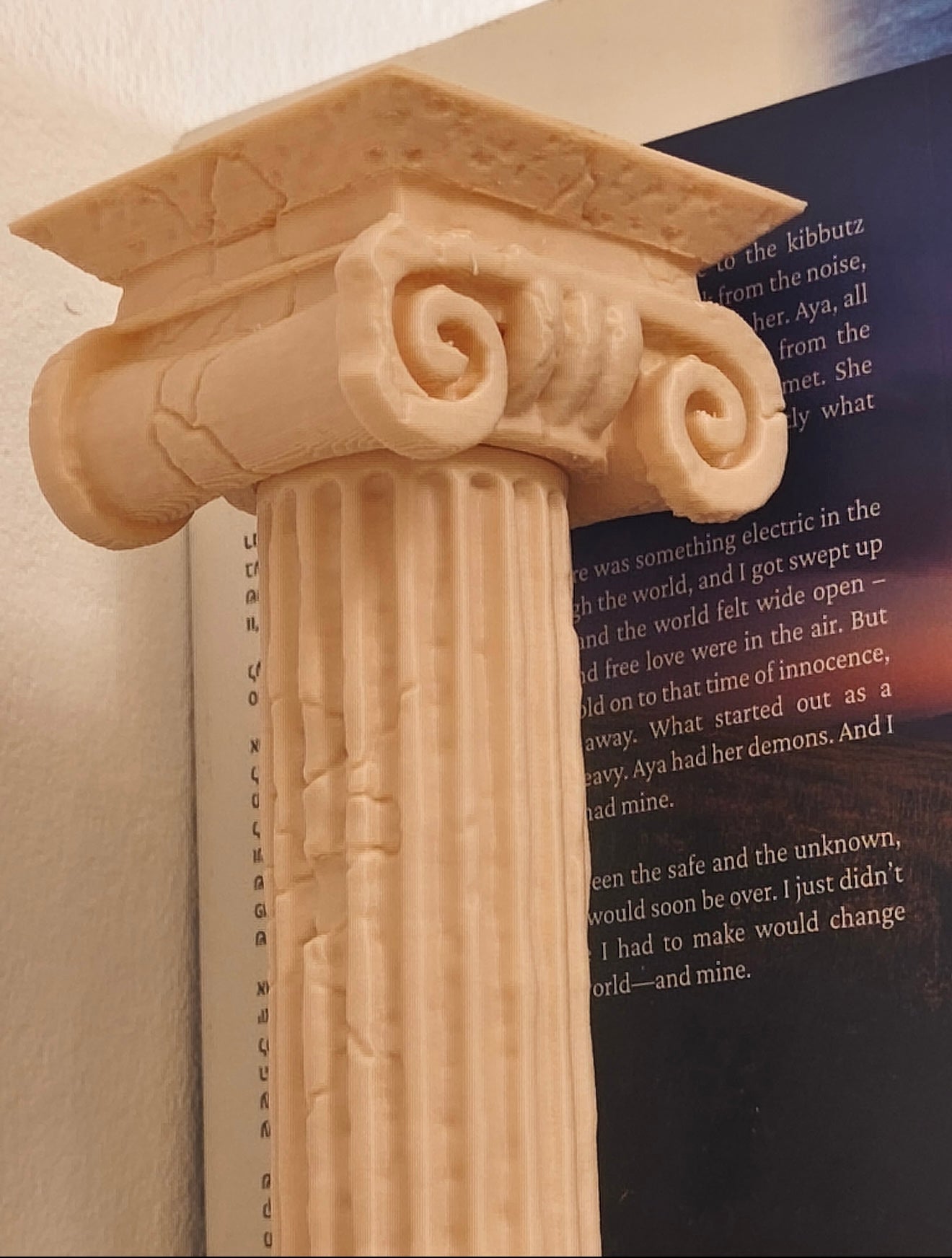 Column Destroyed Book End